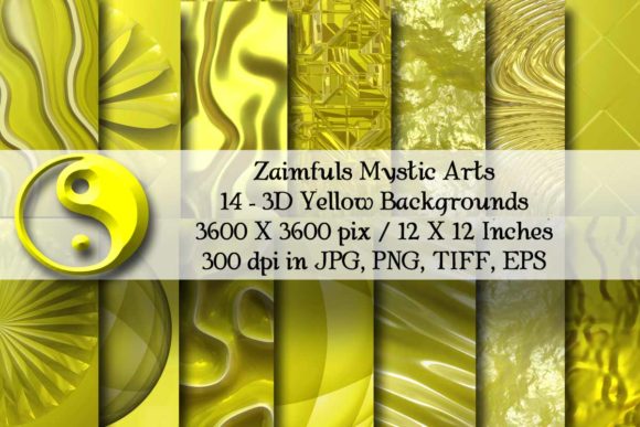 14 - 3D Yellow Backgrounds: Vibrant Assets for Modern Creators