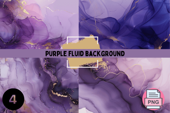 Bring Your Screens to Life with Purple Fluid Backdrops