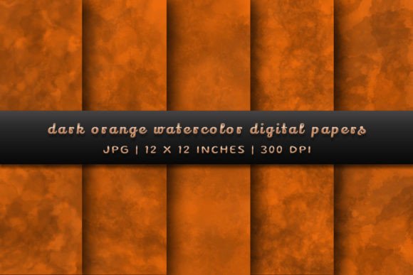 Dark Orange Watercolor Backgrounds: Elevate Your Creative Projects