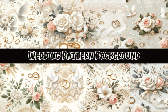 Elegant Wedding Pattern Backgrounds for Your Designs
