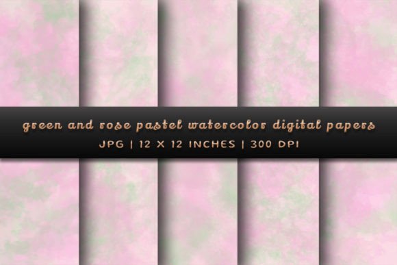 Green and Rose Pastel Backgrounds: A Designer's Dream Palette