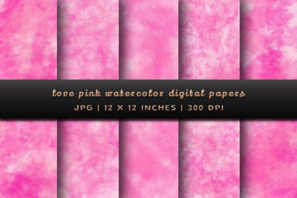 Love Pink Watercolor Backgrounds: Your Design Secret Weapon