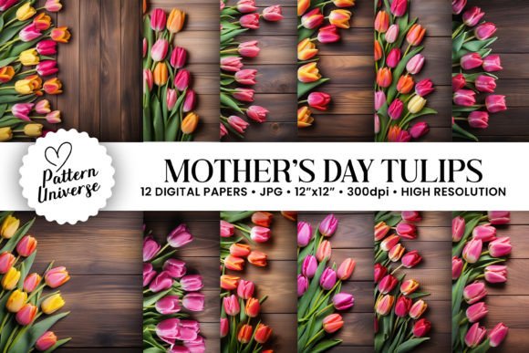 Mother's Day Wooden Tulip Backgrounds: A Designer's Guide