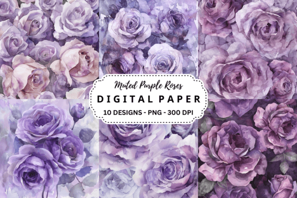 Muted Purple Rose Backgrounds: A Designer's Quiet Statement