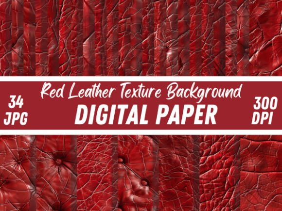 Red Leather Texture Sleek Backgrounds: A Design Asset for Modern Creators