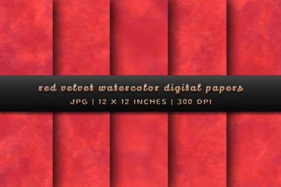 Red Velvet Watercolor Backgrounds: A Touch of Luxury
