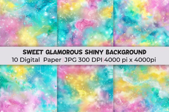 Transform Your Designs with Sweet Glamorous Shiny Backgrounds